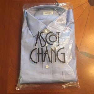 Ascot Chang Long-Sleeve Button Up w/VW monogram